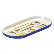 The Art of Colouring - An Oval Enamel Tray