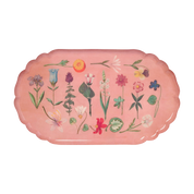 Festival of Flowers - A Scalloped Enamel Tray