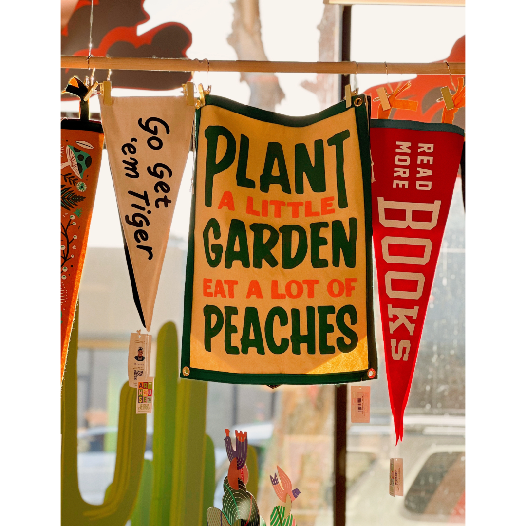 Plant A Little Garden Eat A Lot Of Peaches Camp Flag