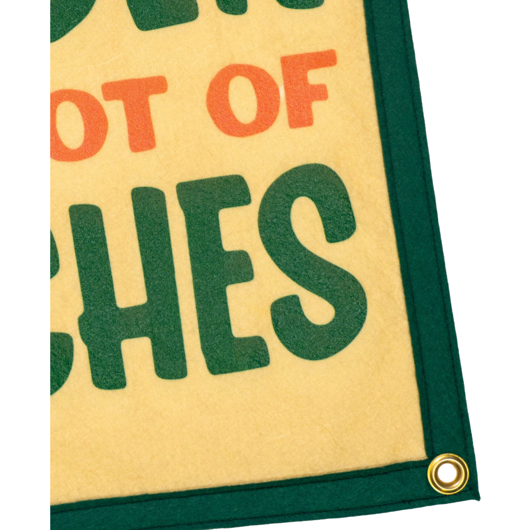 Plant A Little Garden Eat A Lot Of Peaches Camp Flag