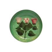 Festival of Flowers - A Round Enamel Tray
