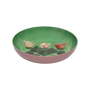 Festival of Flowers - A Round Enamel Tray