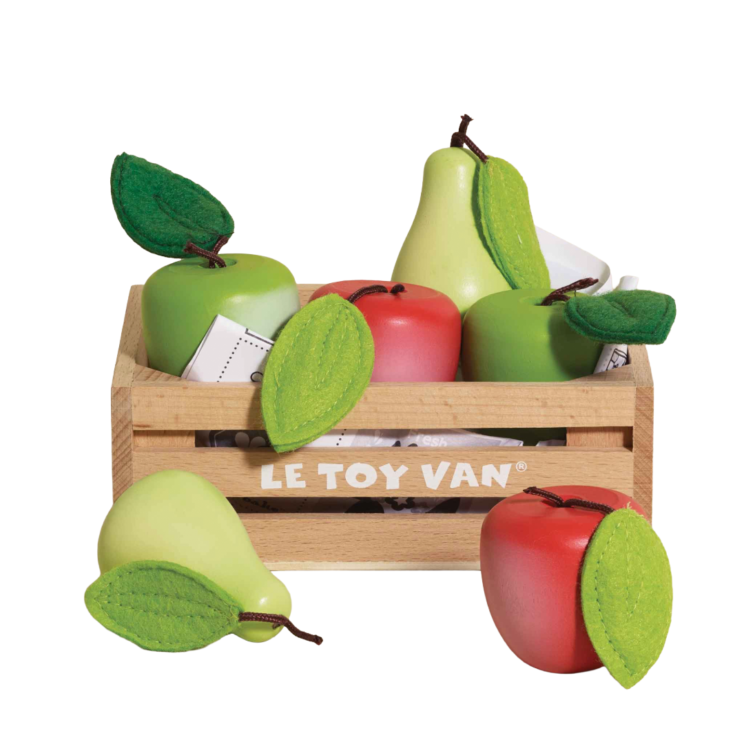 Orchard Fruits Wooden Market Crate