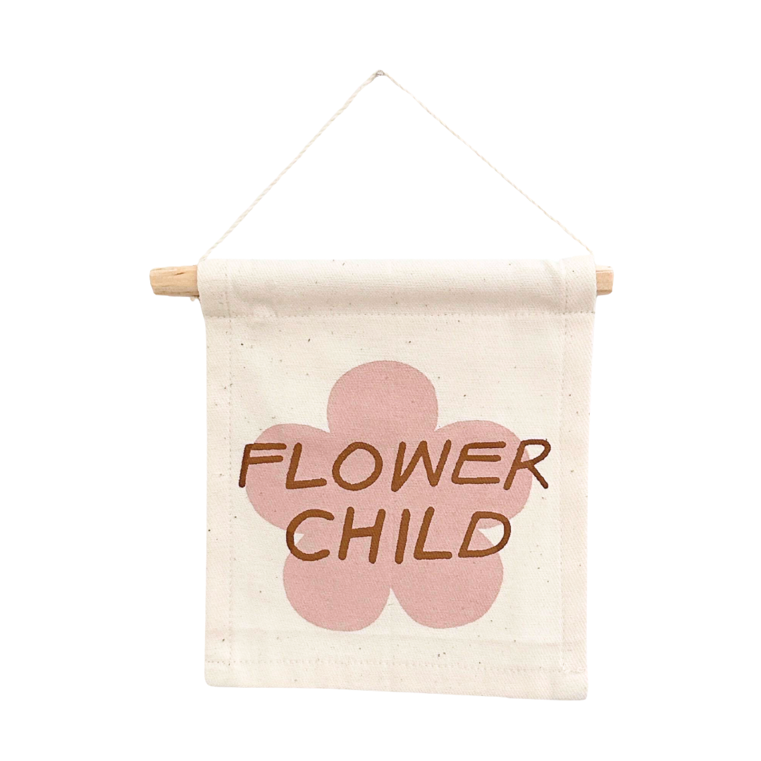 Flower Child Canvas Hang Sign