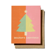 Pinkmas Tree Greeting Card