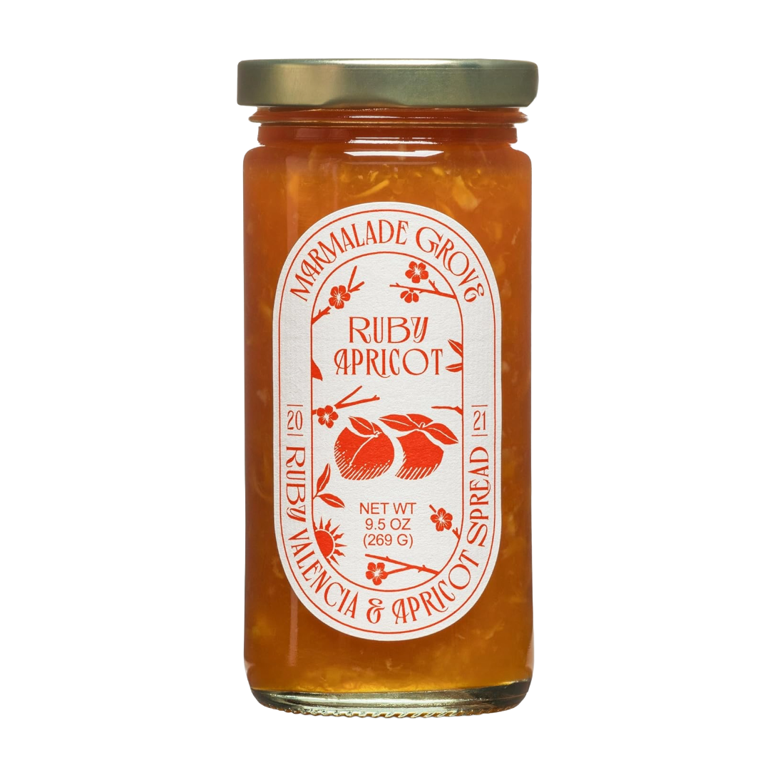 Ruby Valencia & Apricot Fruit Spread - 9.5 oz Jar