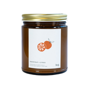 Grapefruit + Citrus Soy Wax Candle - 9 oz.