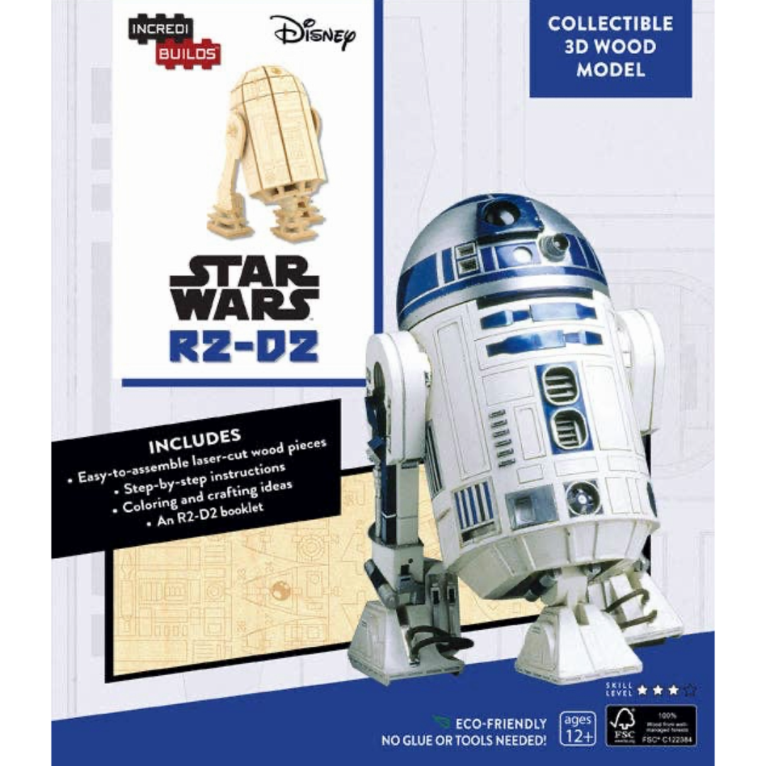 Star Wars: R2-D2 3D Wood Model IncrediBuilds