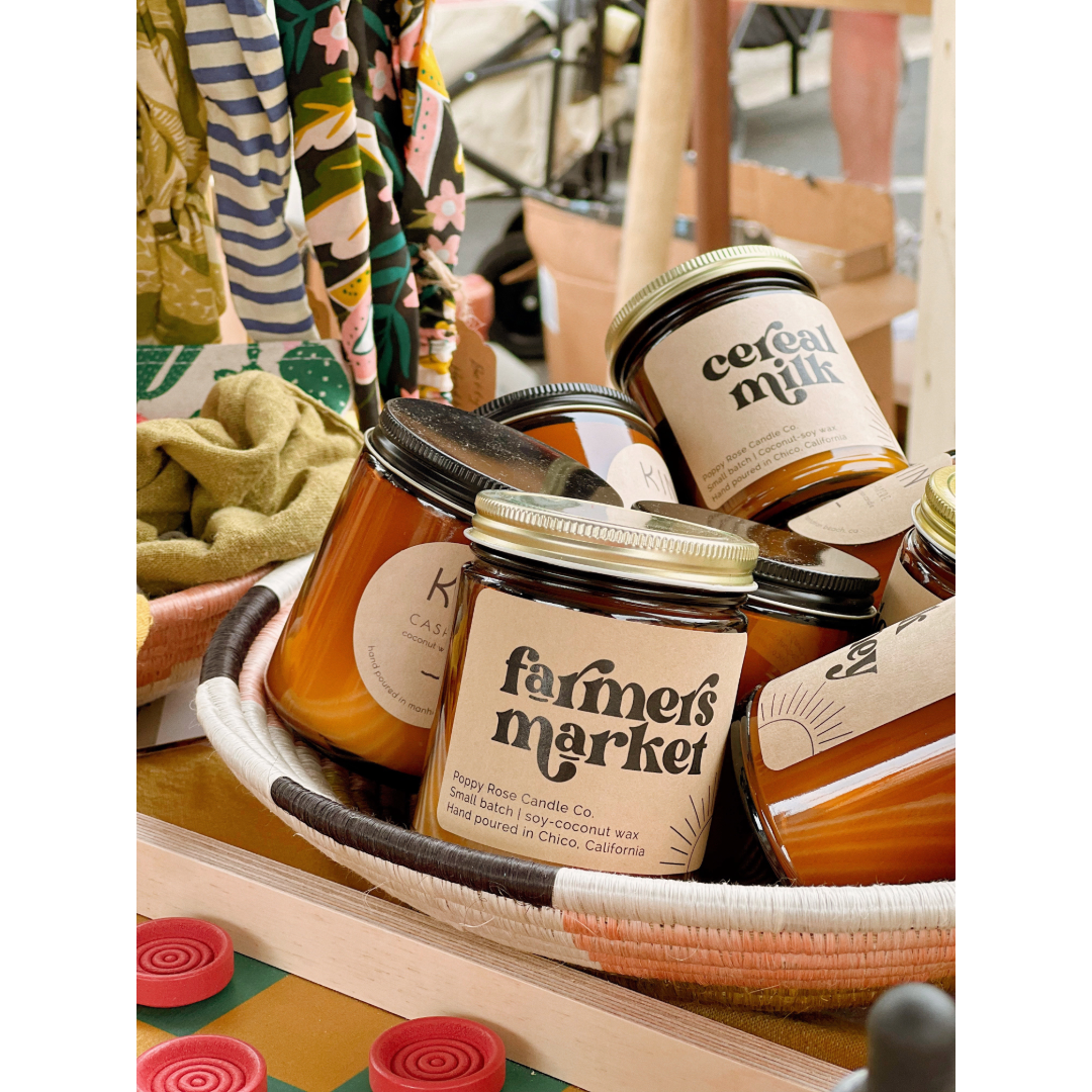 Farmers Market Coconut Wax Candle