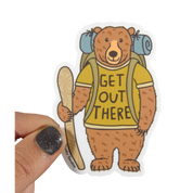Get Out There Vinyl Sticker