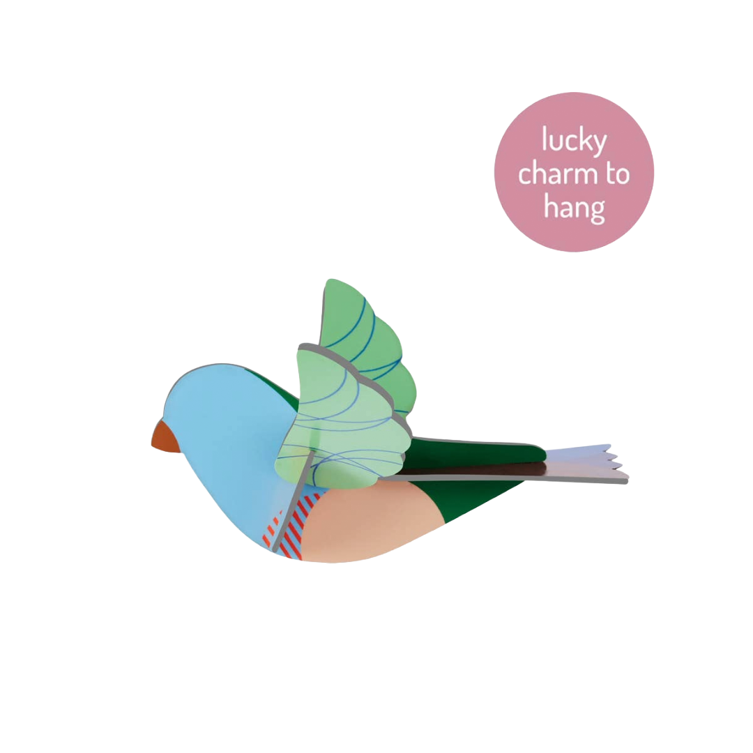 Sparrow 3D DIY Lucky Charm to Hang