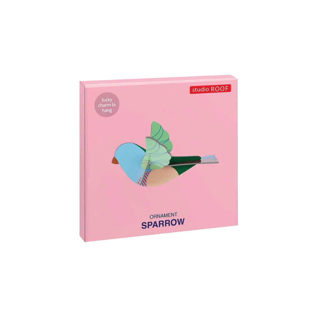 Sparrow 3D DIY Lucky Charm to Hang