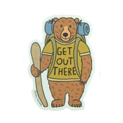 Get Out There Vinyl Sticker