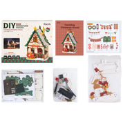 Twinkling Christmas House: DIY Miniature House Kit