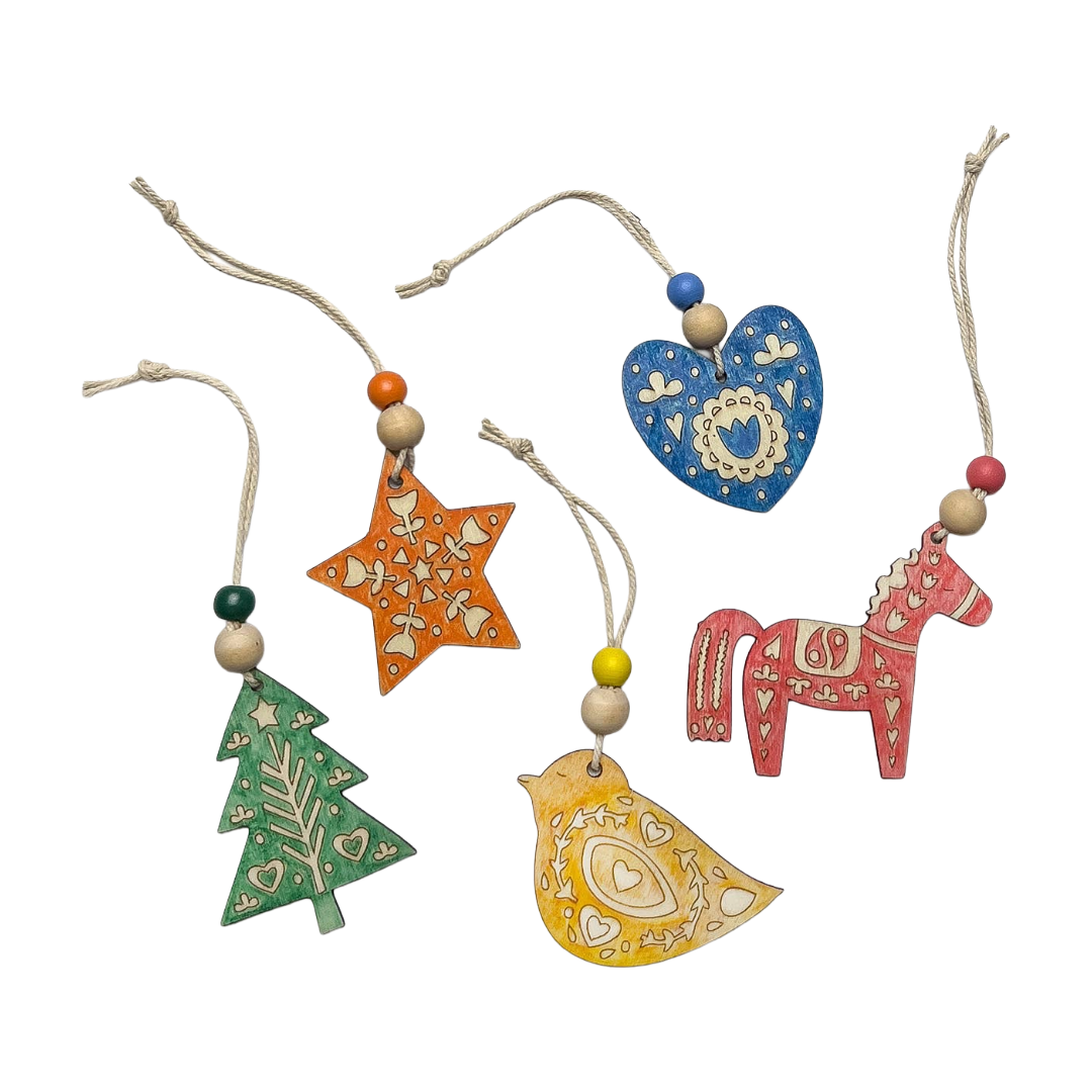 Folk Art Christmas Decoration Kit