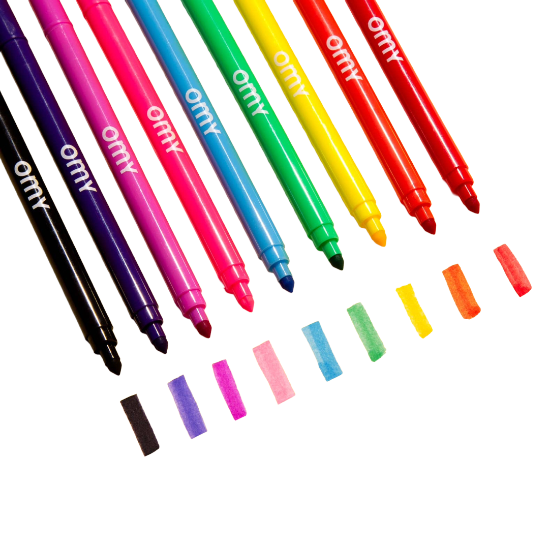 9 kid's Scented Markers Set