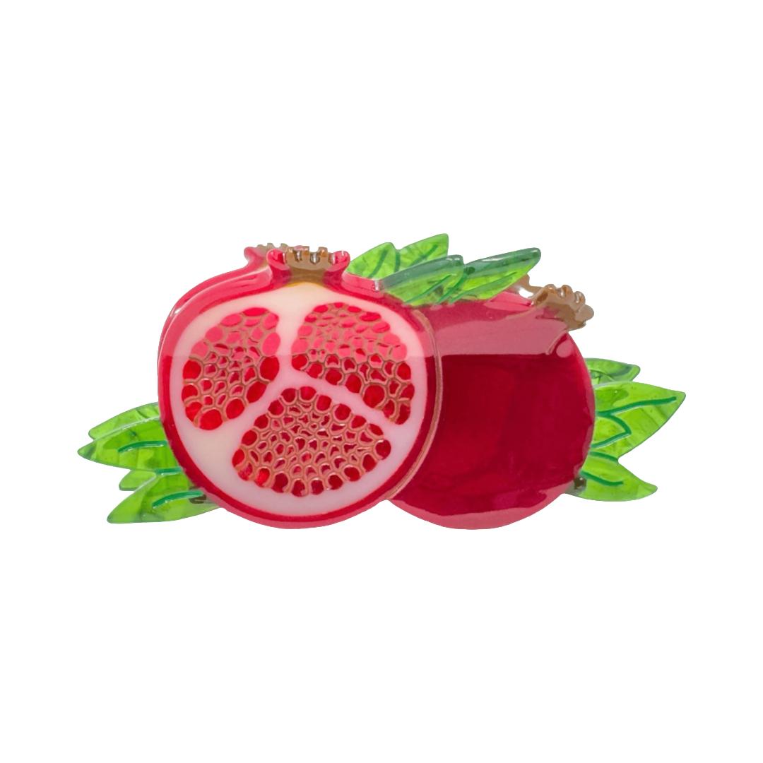 Large Pomegranate Hair Claw Clip