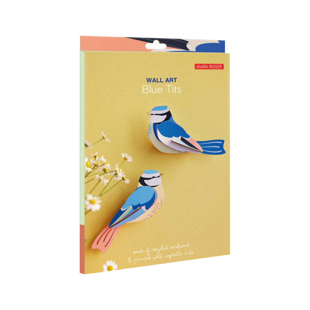 Blue Tits 3D Wall Art Craft Kit
