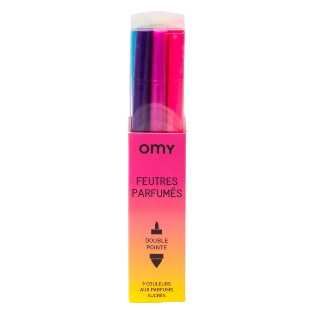 9 kid's Scented Markers Set