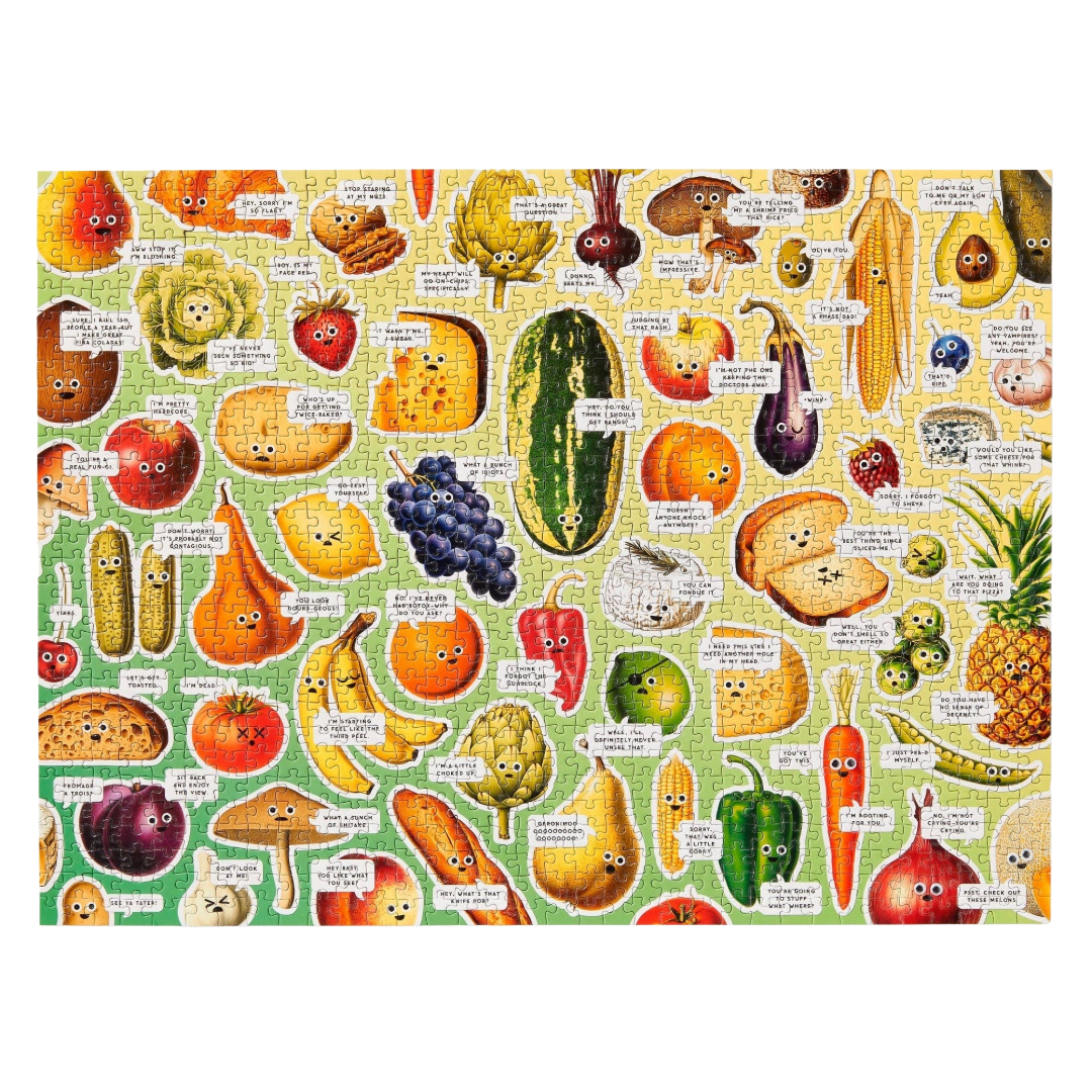 Googly Food 1000 Piece Puzzle