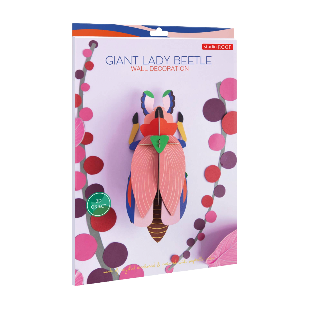 Giant Lady Beetle 3D Wall Art Craft Kit
