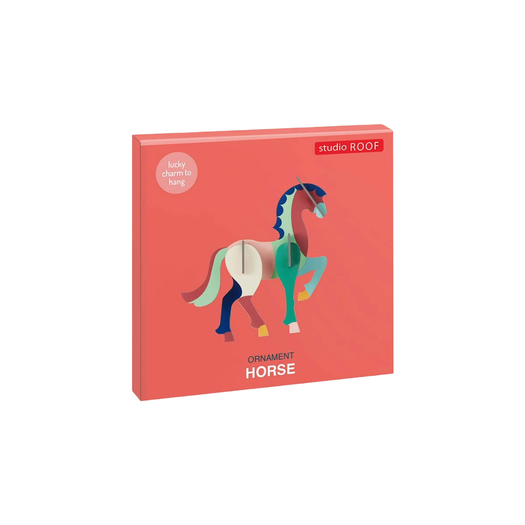 Horse 3D DIY Lucky Charm to Hang