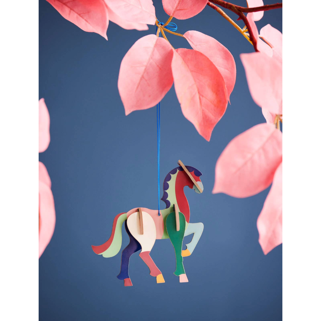 Horse 3D DIY Lucky Charm to Hang