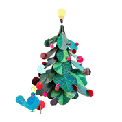 Christmas Tree, Peacock - 3D DIY Craft Kit