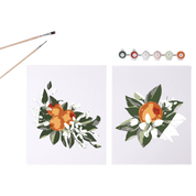 Orange Blossoms Paint-By-Numbers Kit