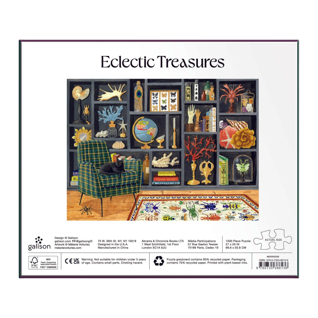 Eclectic Treasures 1000 Piece Foil Puzzle