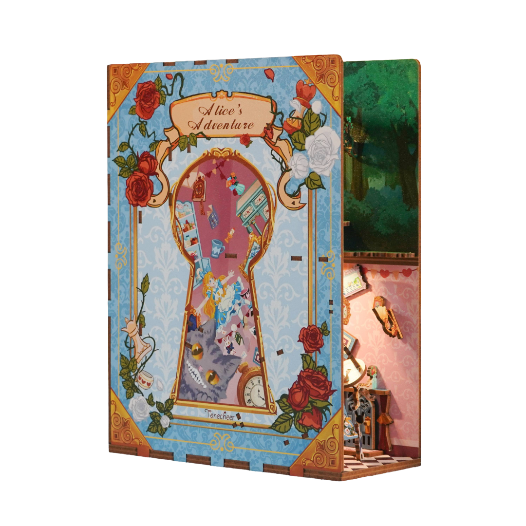 Alice's Adventure: DIY Miniature House Book Nook Kit