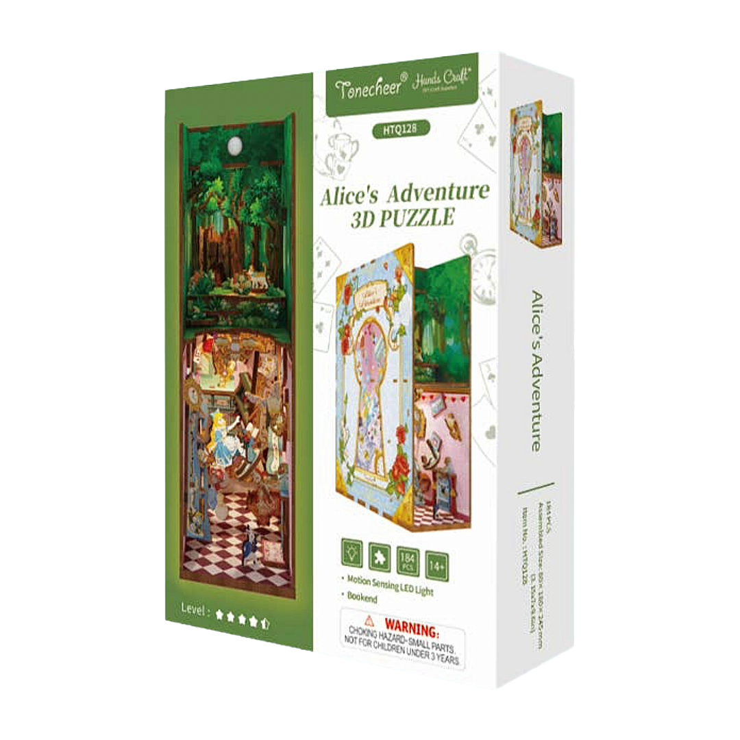 Alice's Adventure: DIY Miniature House Book Nook Kit