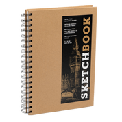 Medium Sketchbook 7 x 10" - Spiral Bound Hardcover (Kraft)