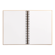 Medium Sketchbook 7 x 10" - Spiral Bound Hardcover (Kraft)