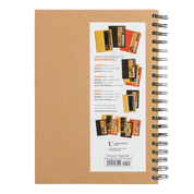 Medium Sketchbook 7 x 10" - Spiral Bound Hardcover (Kraft)