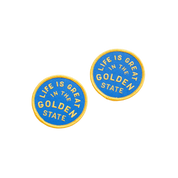 Life Is Great In The Golden State Embroidered Iron on Patch