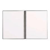 Large Sketchbook 8.5 x 11"-  Spiral Hardcover (Black)