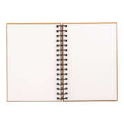 Small Sketchbook 5.5 x 8"-  Spiral Hardcover (Kraft)