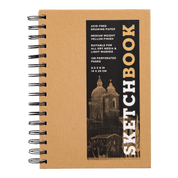 Small Sketchbook 5.5 x 8"-  Spiral Hardcover (Kraft)