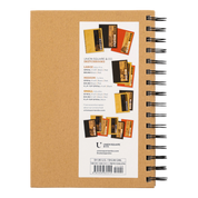 Small Sketchbook 5.5 x 8"-  Spiral Hardcover (Kraft)