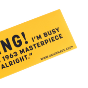 Keep Honking! Bob Dylan Bumper Sticker