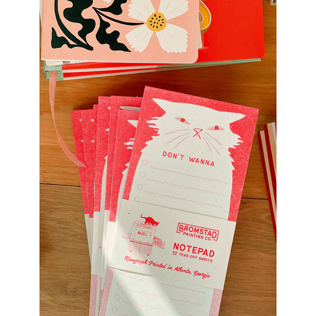 Don't Wanna - Risograph Notepad