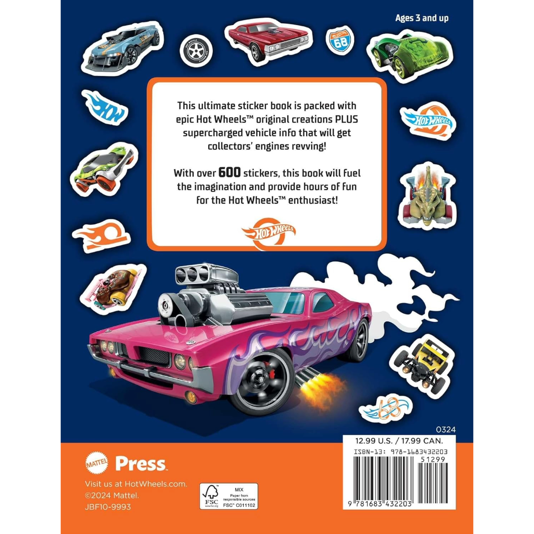 Hot Wheels: Sticker Book by Mattel