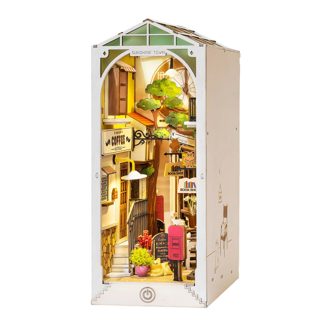 Sunshine Town DIY Miniature House Book Nook Kit