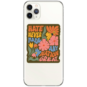 Hate Never Made Any Nation Great High Quality Vinyl Sticker