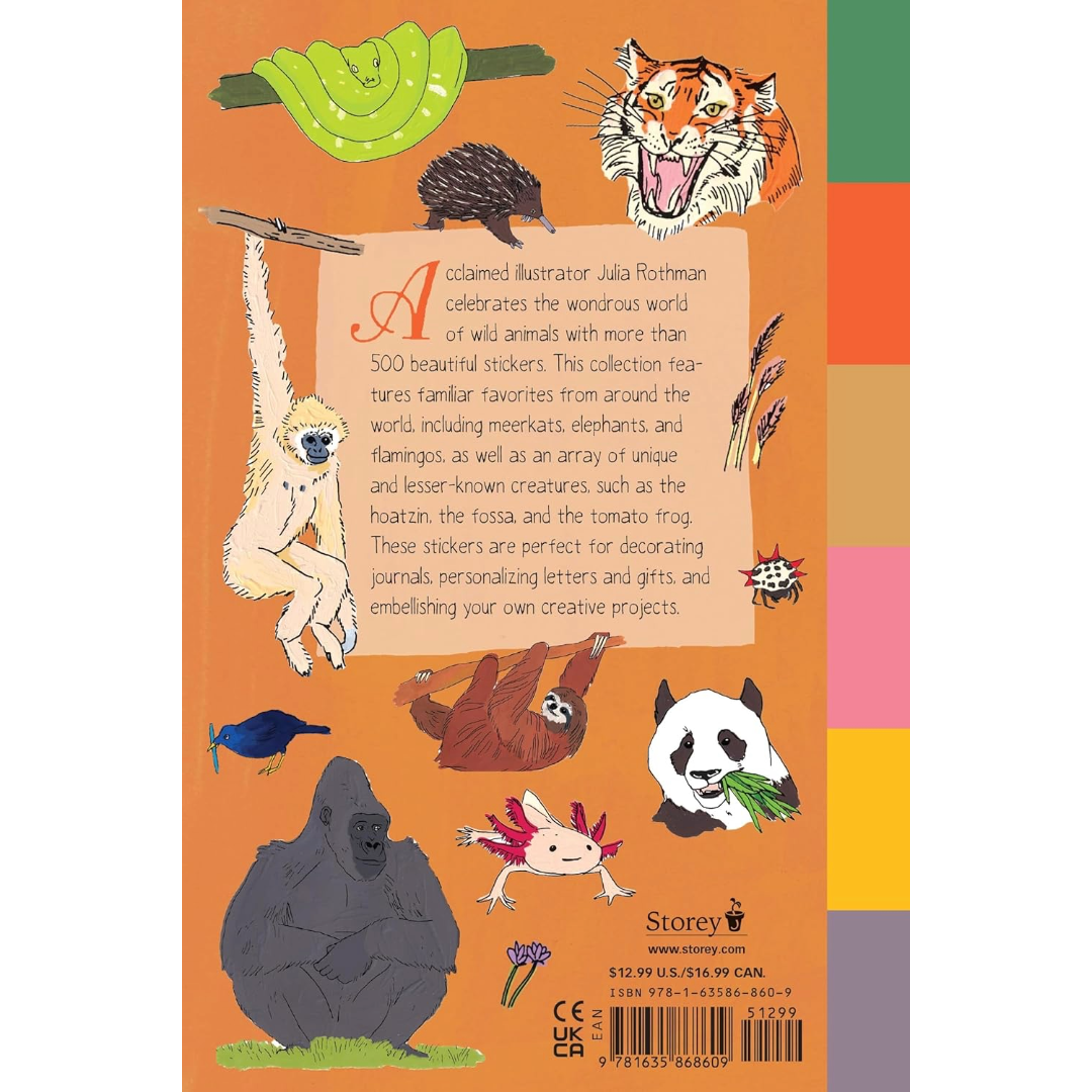 Wildlife Anatomy Sticker Book