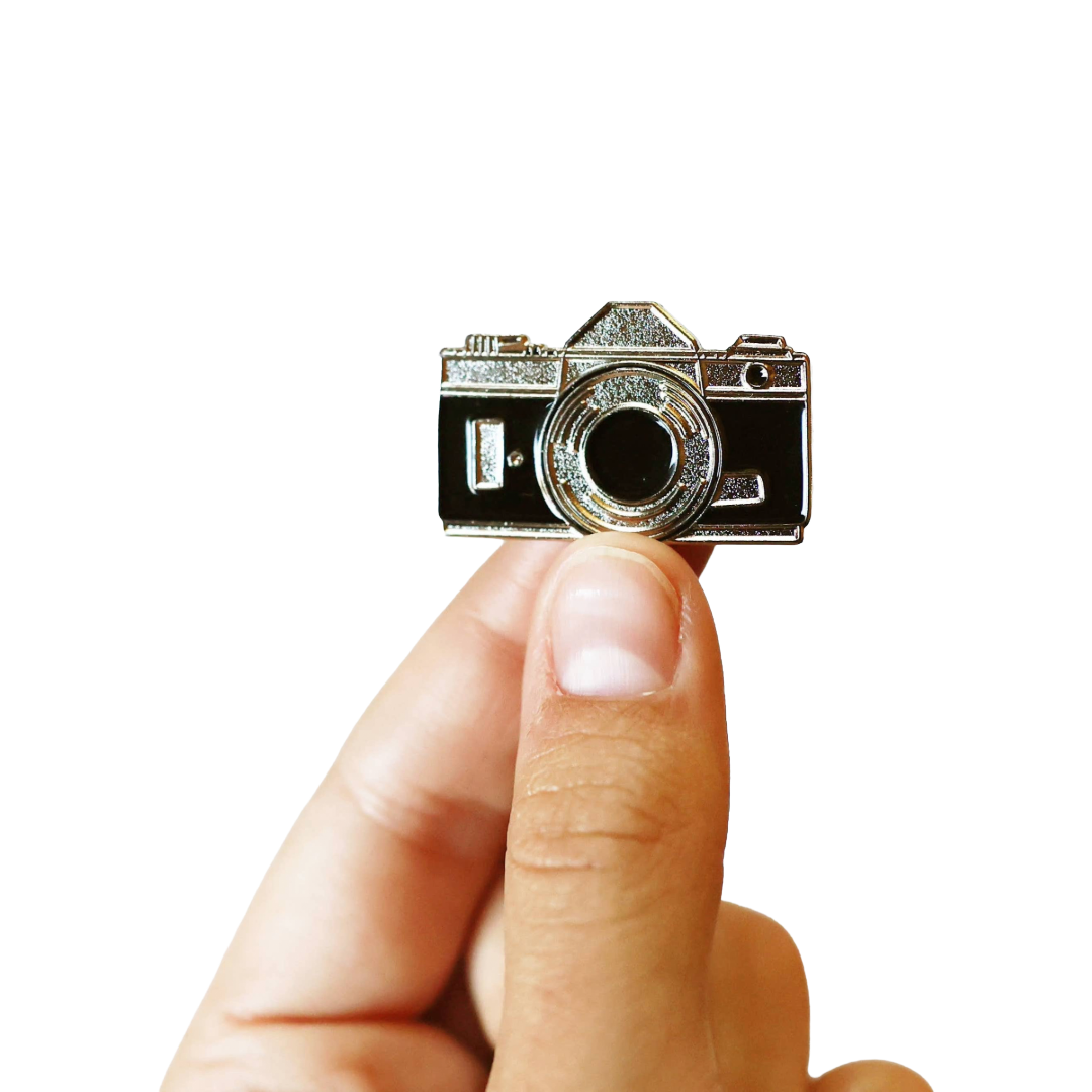 Film Camera Enamel Pin