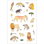 Wildlife Anatomy Sticker Book