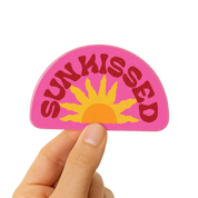 Sunkissed Vinyl Sticker - Pink sticker 3"