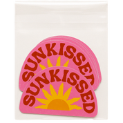 Sunkissed Vinyl Sticker - Pink sticker 3"